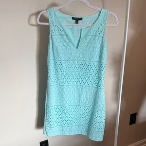 Banana Republic Aqua Sleeveless Dress